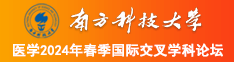 东京插插插南方科技大学医学2024年春季国际交叉学科论坛